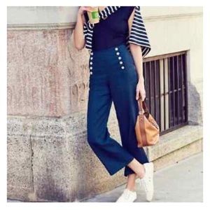 J.Crew Linen Sailor Pant Size 6